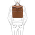 Denver - Soft leather backpack